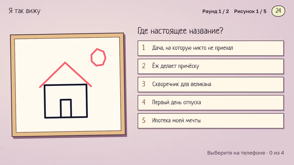 Общее табло «Я так вижу» на телевизоре